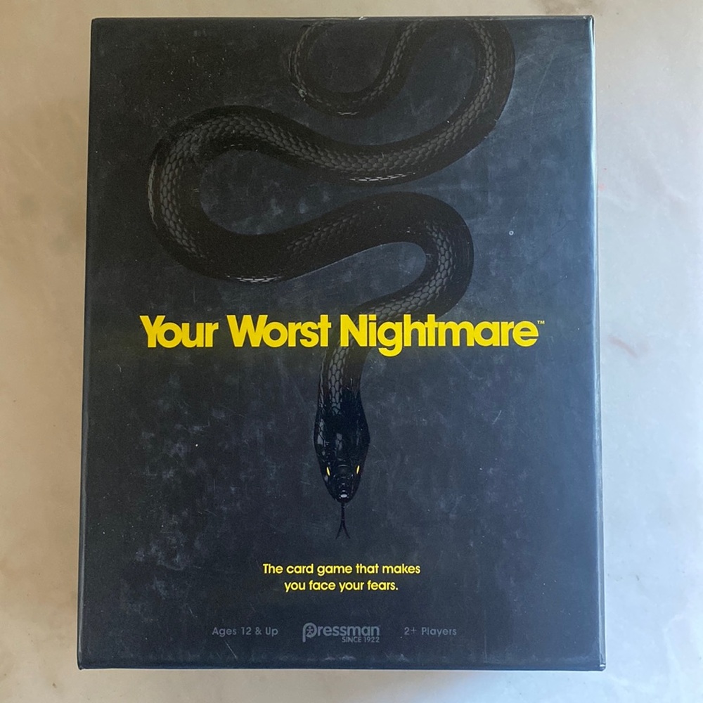 Your Worst Nightmare by Pressman - The Card Game That Makes You Face Your Fears,